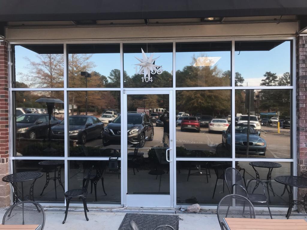 outdoor commercial reflective window tint 